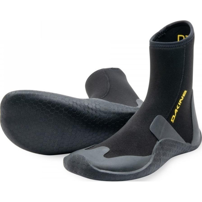 Гидротапки DAKINE UNISEX RT BOOT 5MM BLACK Размер 7 DK21U5RB (0604565438218)